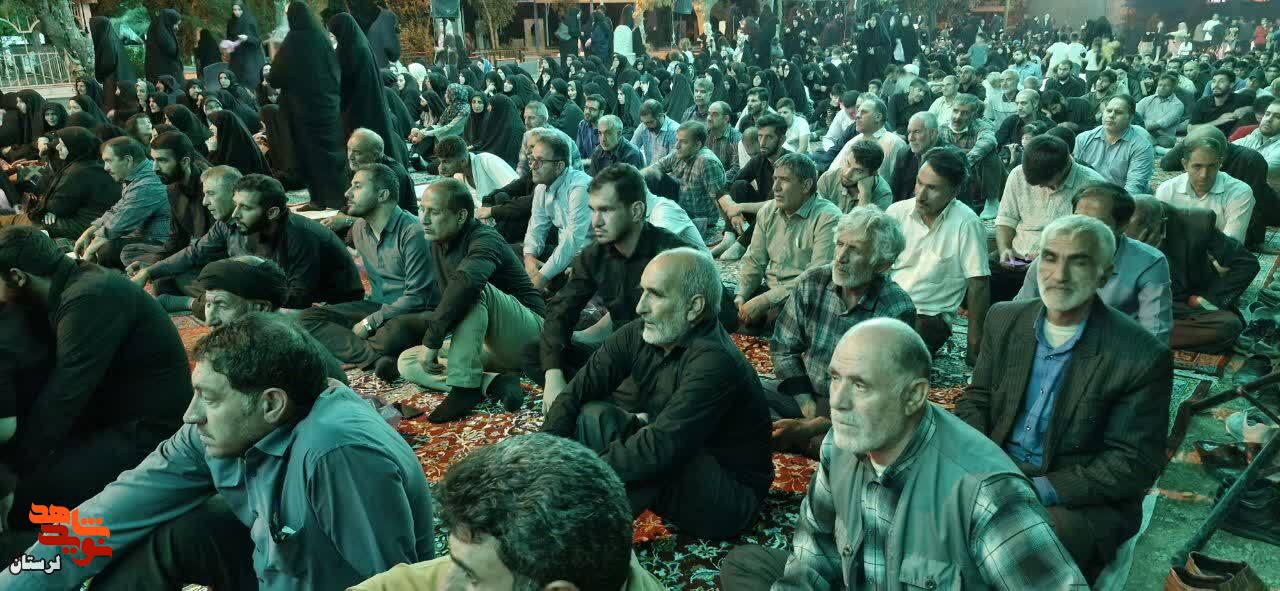 برگزاری مراسم چهلم شهدای سرافراز جنگ تحمیلی ۱۲ روزه در دلفان