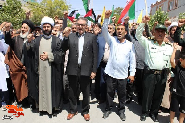 راهپیمایی جمعه‌های خشم و نصر در دلفان برگزار شد