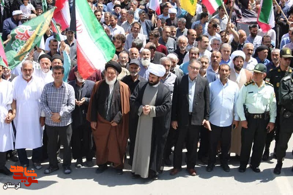 راهپیمایی جمعه‌های خشم و نصر در دلفان برگزار شد