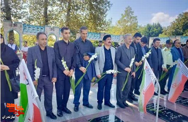گزارش تصویری/مراسم سالروز شهادت شهیدان رجایی و باهنر و هفته دولت در رامسر