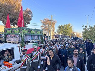 تشییع پیکر شهدای گمنام در لرستان