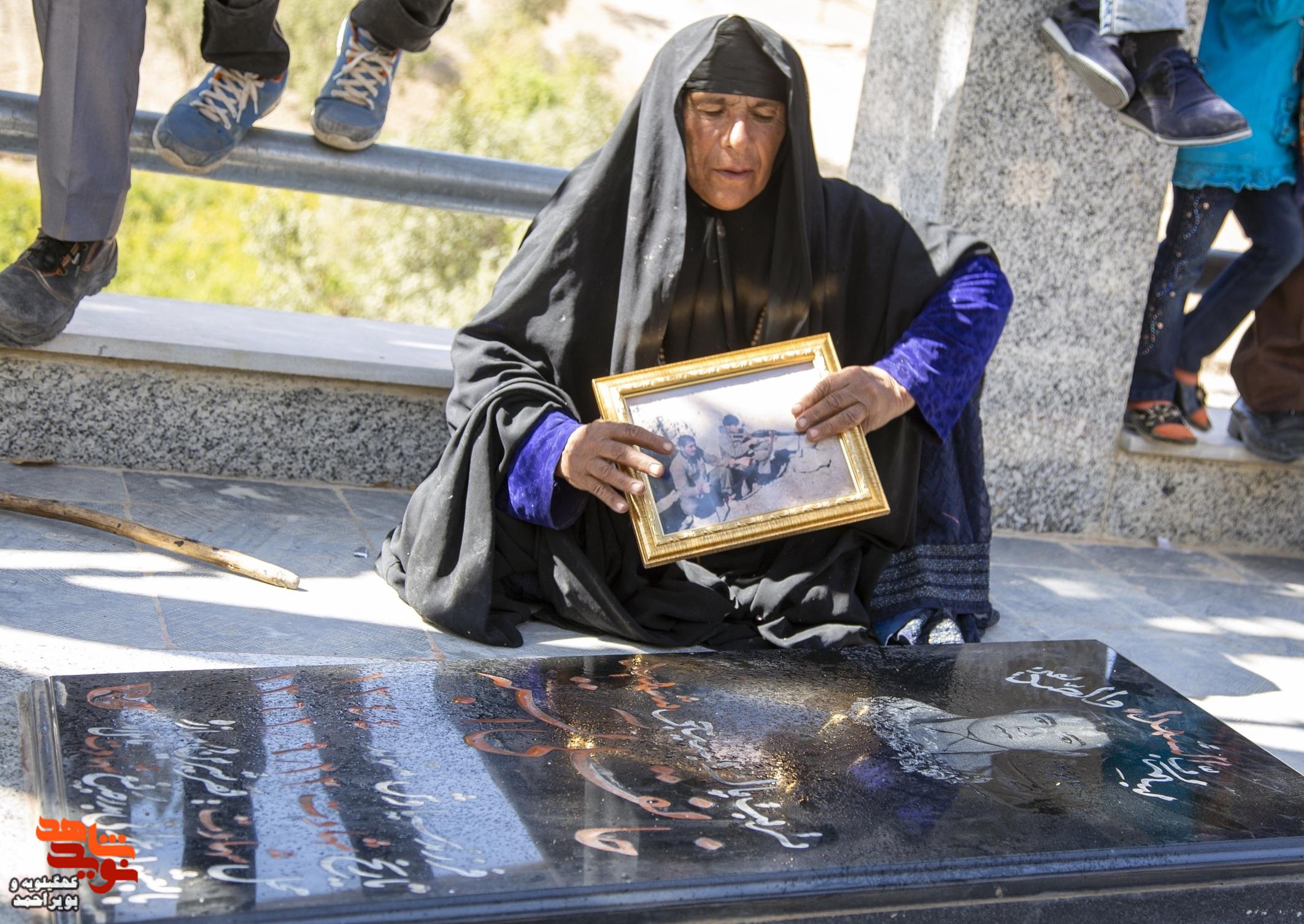 در قاب صبر؛ سه تصویر از مادر شهید خانقلی آبسته