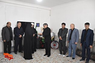 دیدار با جمعی از خانواده شهدای جنگ رمضان در شهرستان...