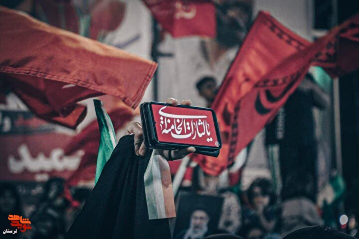 سنگر خیابان انقلاب در خونخواهی از امام شهید در موج صد و سی و نهم حماسه