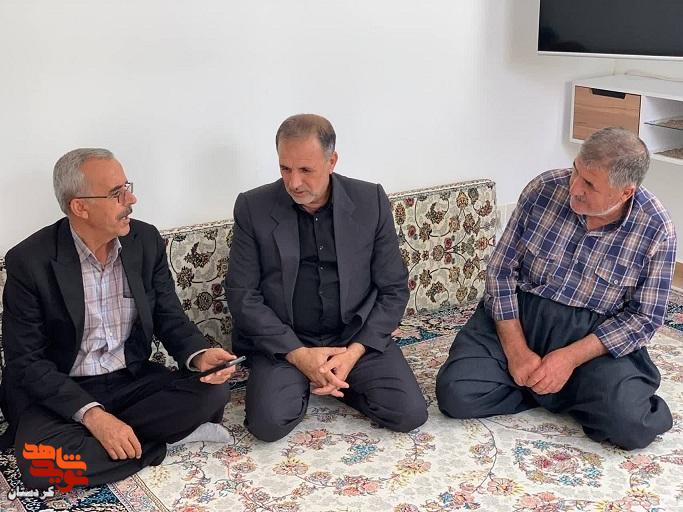 مدیرکل بنیاد شهید استان با خانواده‌های معظم شهدا و ایثارگران دیواندره دیدار کرد