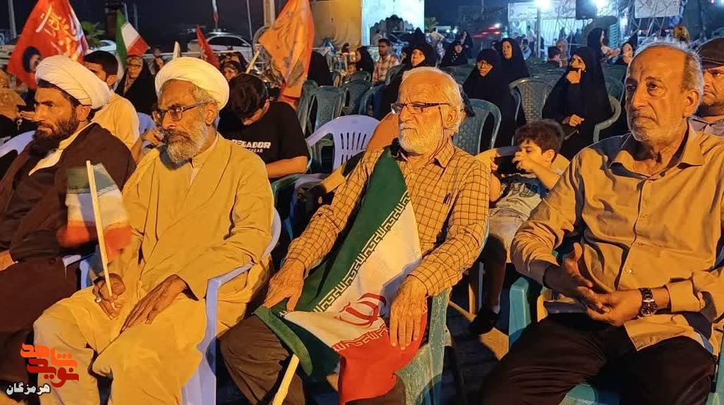 اوج همبستگی مردم بندرلنگه در پویش «مشت‌های گره‌کرده»