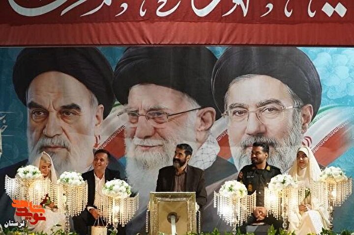 پیوند آسمانی در میدان حماسه