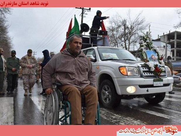 مراسم تشييع پيكر مطهر شهيد مصطفي زال نژاد