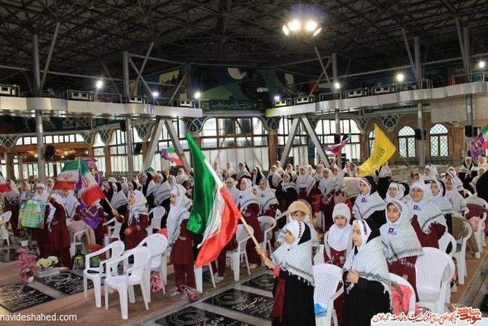 حضور در اردوی فرهنگی دانش آموزان شاهد و ایثارگر (فرمانده دلها)