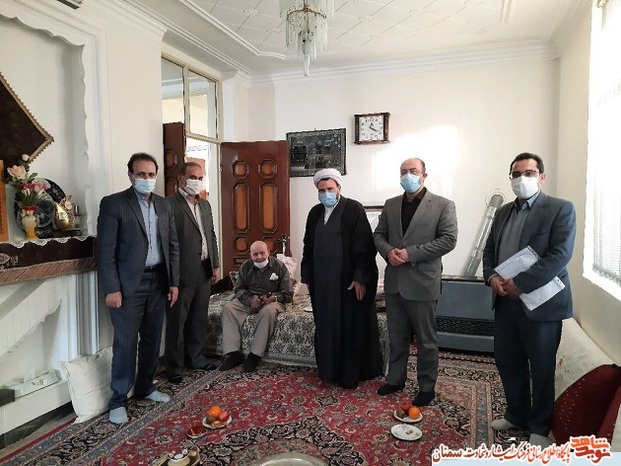 دیدار با خانواده معزز شهید والامقام محمدتقی متقی‌نسب در سالروز وفات حضرت ام‌البنین (س)- مهدیشهر، هشتم بهمن ۱۳۹۹
