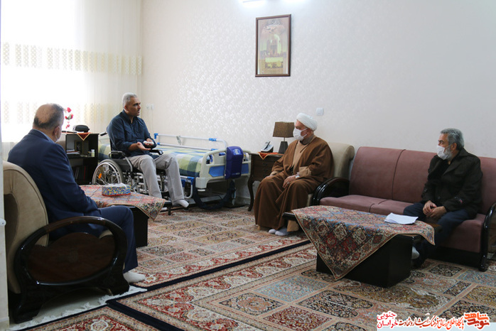 دیدار مدیرکل بنیاد با جانبازان 70 درصد