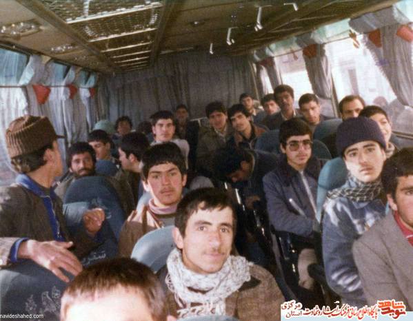 رزمندگان در حال اعزام به جبهه 1362