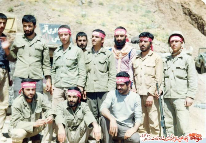 منطقه نوسود - سال 1362 - رزمندگان استان مرکزی