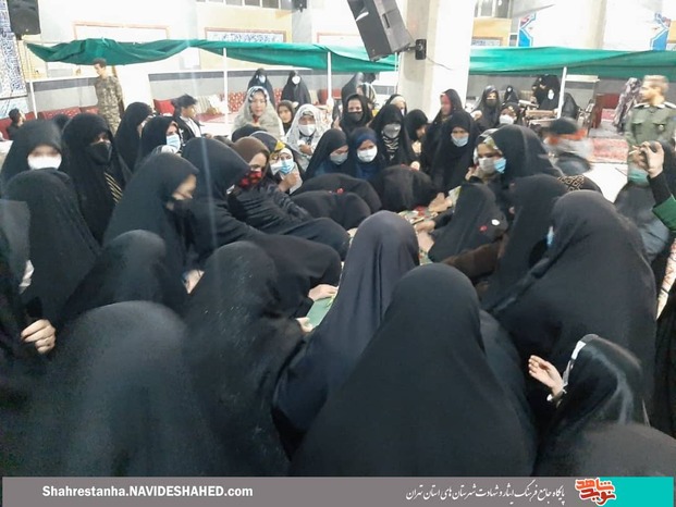 مراسم وداع با پیکر شهید تازه تفحص شده لشکر فاطمیون، روز گذشته در مسجد بقیه الله(عج) شهرک 15خرداد شهرستان پیشوا