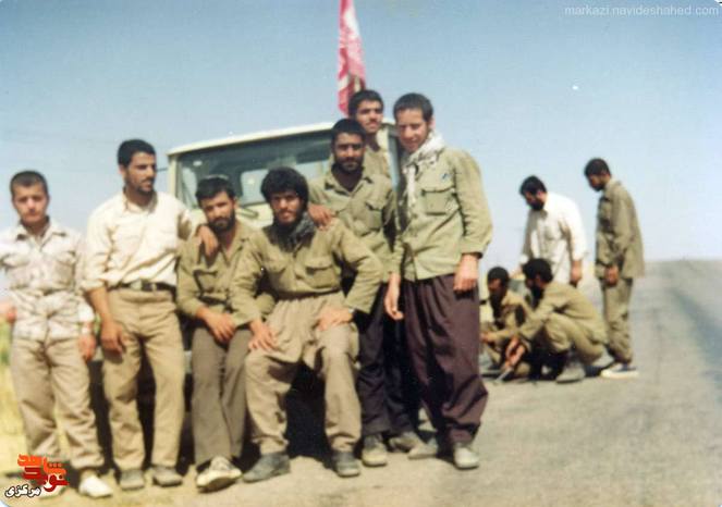 شهدای تصویر : شهید محمد کریمی - شهید حبیب اله صفری - شهید منصور بیات - شهید حبیب اله صفری