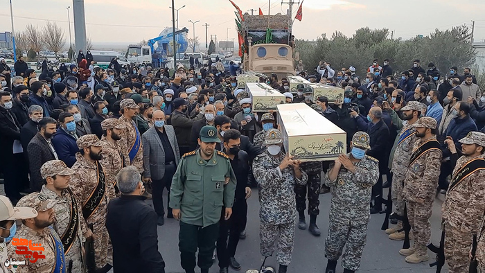 مراسم استقبال از پنج شهید گمنام و شهید والامقام تازه تفحص شده حسن یونسیان - یازدهم دیماه ۱۴۰۰ یادمان کوشک امام رضا (ع) سمنان