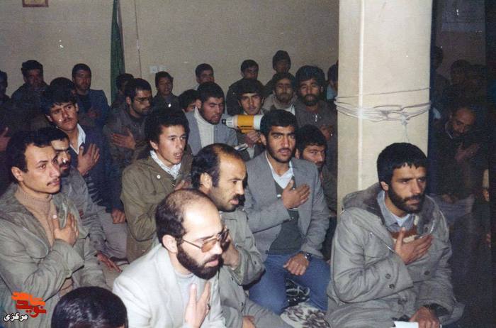 دیدار رزمندگان با شهید بهشتی -قم 1360