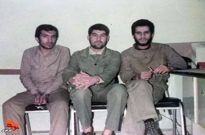 نفر وسط : سردار داود غیاثی راد