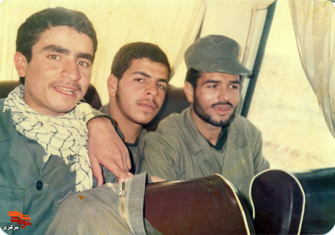 شهید حمید متقی زاده - شهید محسن رضایی - شهید مسعود مرادی