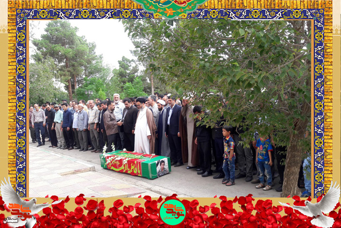 مراسم تشییع پیکر مطهر شهید مدافع حرم بهمن حسنی