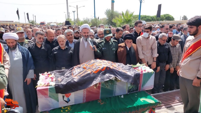 مراسم تشییع پیکر مطهر شهید اقتدار دفاعی مهندس محمد عبدوس - بیست و چهارم خردادماه ۱۴۰۱ از معراج شهدا تا امامزاده اشرف شهرستان سمنان