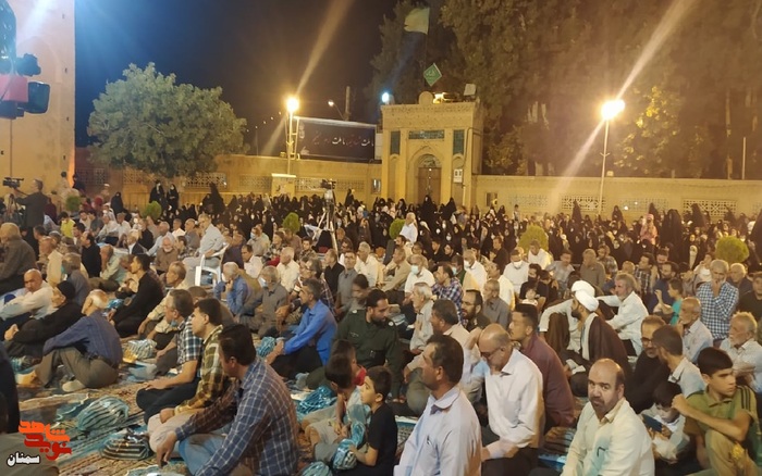 یادواره شهدای روستای گلستان بخش بسطام شهرستان شاهرود - ششم مردادماه ۱۴۰۱ گلزار شهدای روستای گلستان