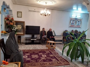 دیدار مسئولان شاهرودی با خانواده معزز شهید والامقام علی کلباسی - دوازدهم بهمنماه ۱۴۰۱ شهرستان شاهرود