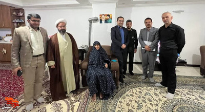 دیدار امام جمعه شهمیرزاد با مادر گرامی شهید والامقام محمود احمدی‌نژاد- بیست و دوم اسفندماه ۱۴۰۱ شهر شهمیرزاد