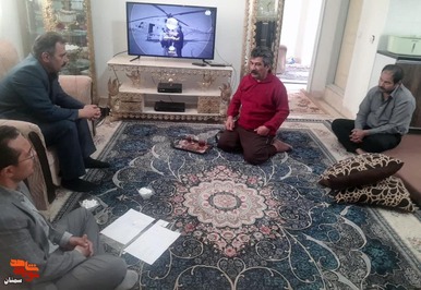 دیدار مدیرکل تعاون استان سمنان با جانباز گران‌قدر ابراهیم پیامی- هفتم اردیبهشت‌ماه ۱۴۰۲ شهرستان مهدی‌شهر
