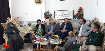 دیدار مسئولان با خانواده معظم شهید فرهنگی والامقام موسی‌الرضا سعدی- چهاردهم اردیبهشت‌ماه۱۴۰۲ منطقه بسطام از توابع شهرستان شاهرود