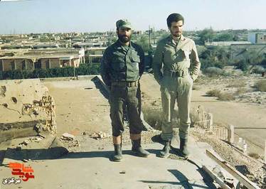 از چپ: سید حسین طبائی - مجید احمدی
