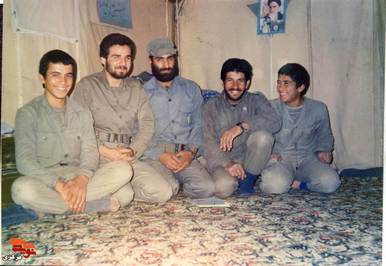 از چپ: علی اکبر حسین خانی - مجید احمدی- سید حسین طبائی- علیرضا امینی- سید رحیم باقری