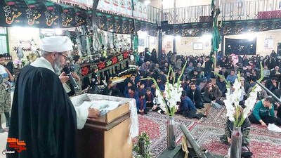 یادواره شهدای روستای طاق شهرستان دامغان- بیست و ششم بهمن‌ماه ۱۴۰۲ حسینیه سیدالشهدای روستای طاق